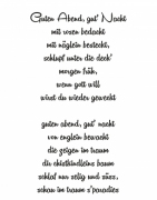 Guten abend, gut Nacht...